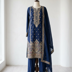 Indigo Mirage — Premium 3pc Lawn