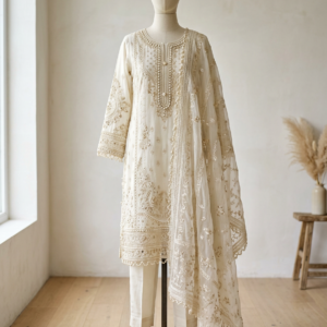 Ivory Pearl — Premium 3pc Lawn
